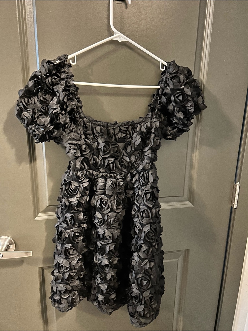 Altar'd State Black Floral Dress